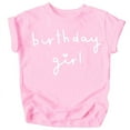 thumbnail image 1 of Olive Loves Apple Birthday Girl with Heart Basic Birthday T Shirts for Any Age Birthday White on Pink Shirt Youth Large, 1 of 2