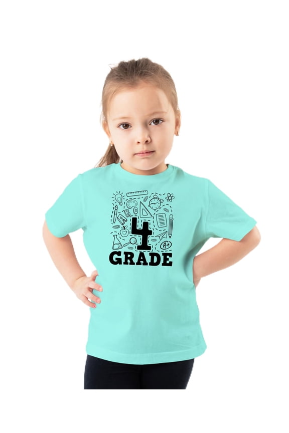 Fourth Grade First Day Back Gift T-Shirt Boys and Girls Back to School Shirts and Raglans Chill Shirt Youth Medium