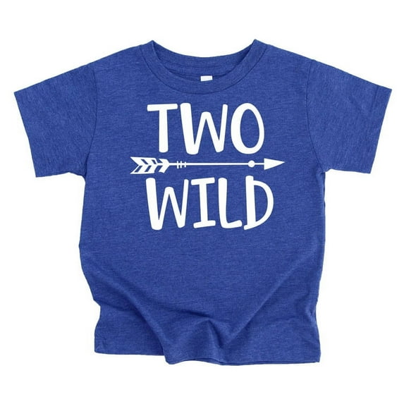 Olive Loves Apple Two Wild Arrow Boys 2nd Birthday Shirt for Toddler Boys Picture Perfect Outfit Vintage Royal Shirt 3T