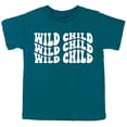 thumbnail image 1 of Olive Loves Apple Wild Child Wavy Retro Shirts for Baby and Toddler Boys and Girls Oceanside Shirt 2T, 1 of 2