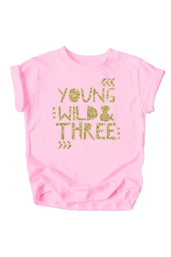 Young Wild and Three Birthday Outfit Set (Girl's, 3rd Birthday)