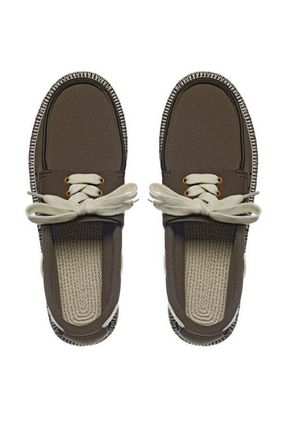 Olive Neoprene Boat Shoe