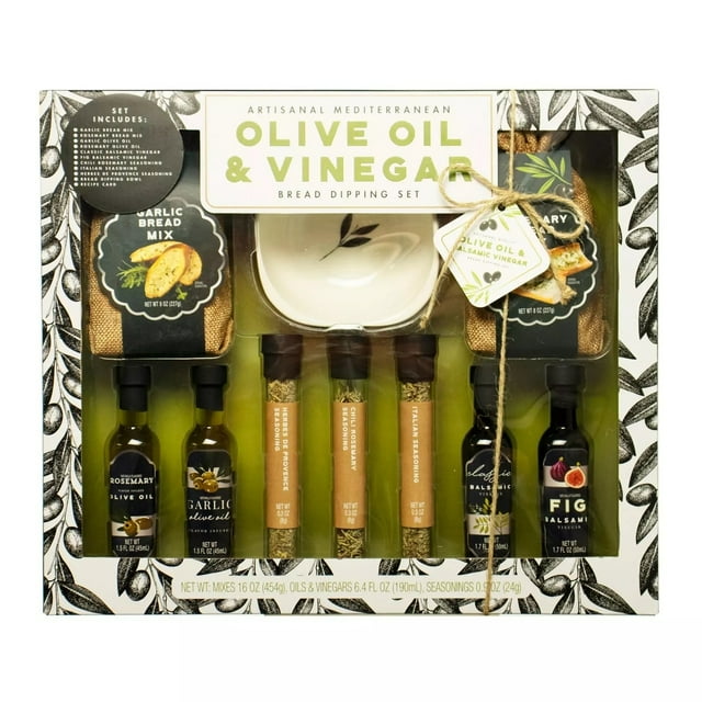 Olive Oil & Balsamic Vinegar Bread Dipping Gift Set