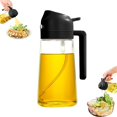 Olive Oil Dispenser for Kitchen,2 in 1 Oil Dispenser and Sprayer,Glass