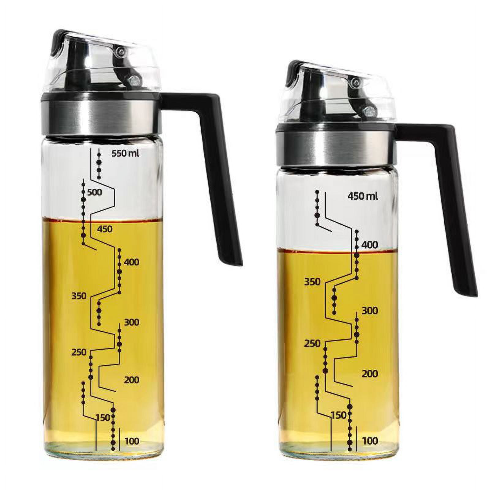 Olive Oil Dispenser Oil Bottle Kitchen Oil Dispenser with Measurement Scale Cooking Oil Holder
