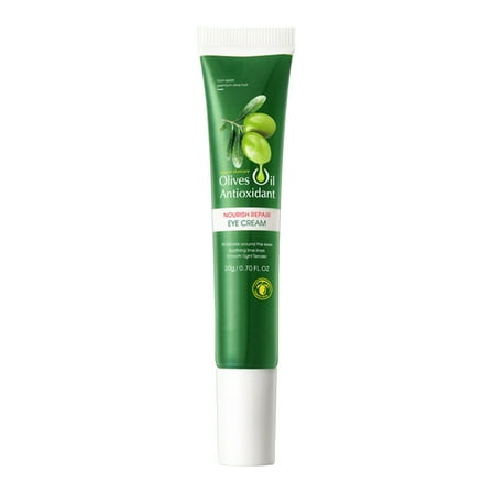 Olive Oil Hydrating Eye Gel Cream, Hyaluronic Acid For Dark Circle, Wrinkles, Under Eye Cream Anti Aging, For Puffiness and Bags Reduces Fine Lines