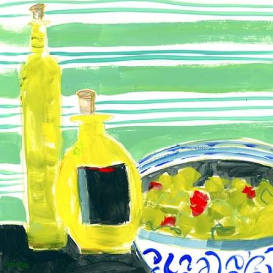 Olive Oil II Canvas Art - Pamela J Wingard (24 x 24)