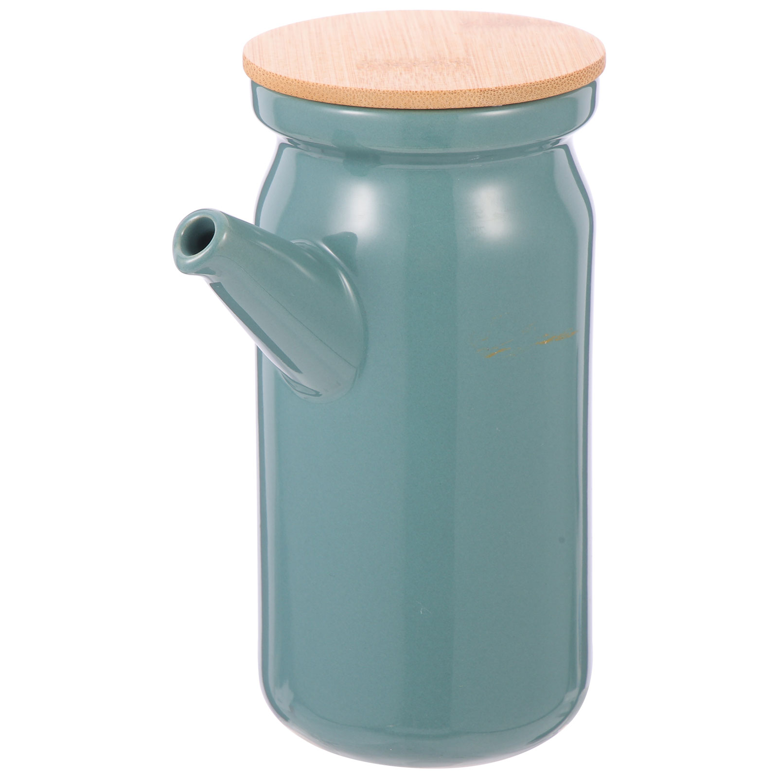 Olive Oil Maple Syrup Dispenser Ceramic Sauce Container Single Tanker