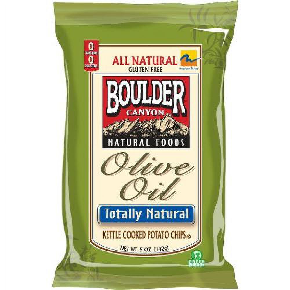 Olive Oil Natural Kettle Potato Chips, 5Ounce (Pack Of 6)