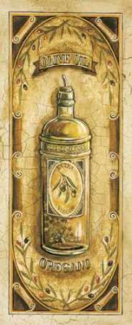 Olive Oil - Oregano Canvas Art - Gregory Gorham (24 x 48)