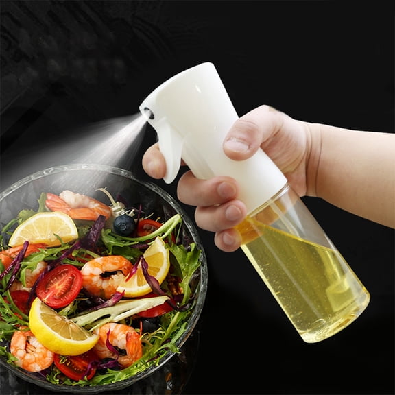 Olive Oil Sprayer for Cooking 200ml Plastic Oil Dispenser Bottle Spray Mister Refillable Food Grade Oil Vinegar Spritzer Sprayer Bottles for Kitchen, Air Fryer, Salad, Baking, Grilling, Frying