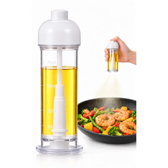 Olive Oil Sprayer for Cooking, Bottom Spray Oil Bottle for Air Fryer ...