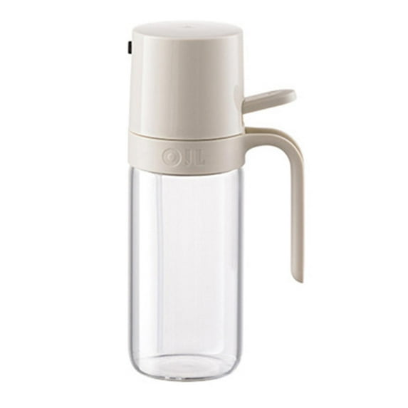 Olive Oil Sprayer Dispenser Oil Mister Sauce Bottle Leakproof, Empty, Reusable Olive Oil Sprayer Bottle for Baking Making BBQ Beige