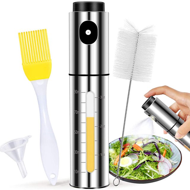 Olive Oil Sprayer for Cooking 100ml Stainless Steel Oil Dispenser Spray