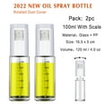 Olive Oil Sprayer for Cooking Food Grade Oil Mister Glass Oil Spray