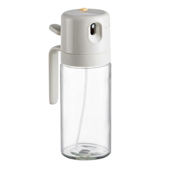 Olive Oil Sprayer for Cooking, Olive Oil Bottle,2-In-1 Oil Dispenser,550ml Glass /Dumping Dual-Purp