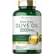 Olive Oil Supplement 2000mg | 120 Softgels | by Carlyle