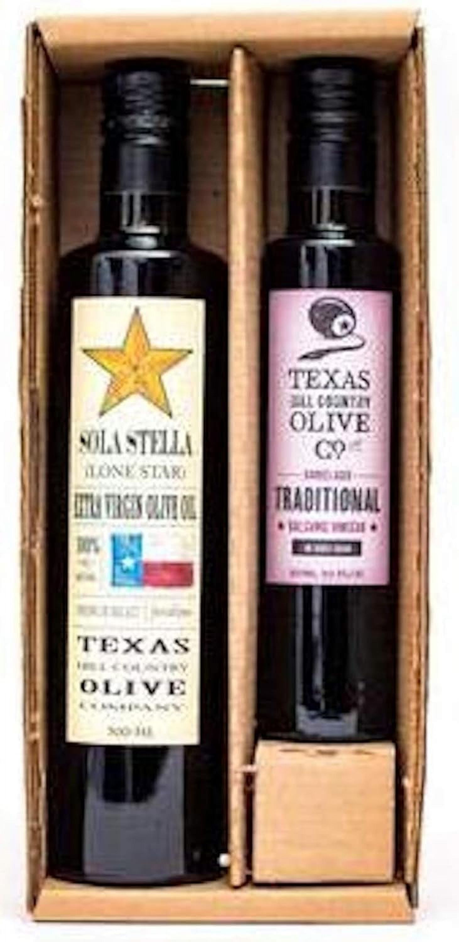 Olive Oil and Balsamic Vinegar Salad Set (Sola Stella Extra Olive Oil