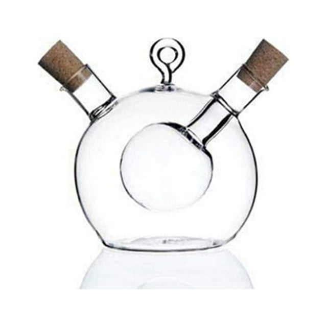 Olive Oil and Vinegar Dispenser 2 in Glass Bottle Oil and Vinegar
