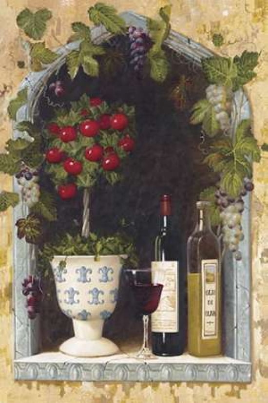 Olive Oil and Wine Arch II Canvas Art - Welby (12 x 18)