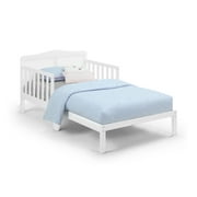 Olive & Opie Birdie Contemporary Wood Toddler Bed in White Finish