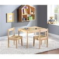 thumbnail image 1 of Olive and Opie Brand Della 3 Piece Solid Wood Set, Kids, Natural, 1 of 9