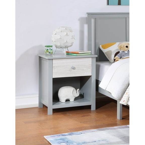 Olive & Opie Connelly Nightstand Gray/Rockport Gray