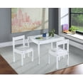 thumbnail image 1 of Olive & Opie Della 3-Piece Kids Table & Chair Set in White, 1 of 9