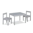 thumbnail image 1 of Olive & Opie Della Kids 3-Piece Activity Table and Chair Set, Gray, 1 of 7