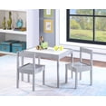 thumbnail image 1 of Olive & Opie Gibson Kids 3-Piece Activity Table and Chair Set, Gray, 1 of 8