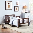 thumbnail image 1 of Olive & Opie Jax Toddler Bed, Walnut Finish, 1 of 6