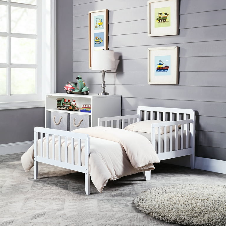 Free Shipping! Olive & Opie Jax Toddler Bed, White Finish