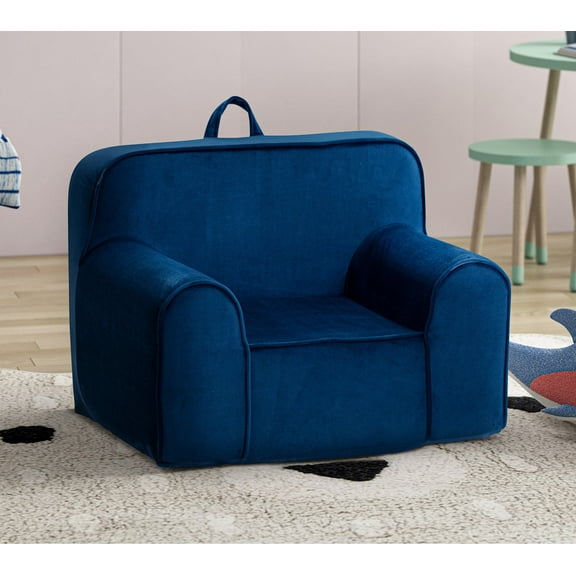 Olive & Opie Kuddlez Kids Foam Chair Grande Size Blue