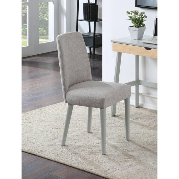 Olive & Opie Taylor Chair Gray Fabric & Gray Finish