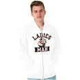 thumbnail image 1 of Olive Oyl And Popeye Kiss Ladies Man Zip Hoodie Sweatshirt Men Brisco Brands M, 1 of 6