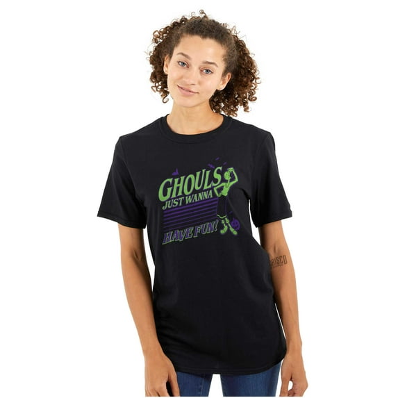 Olive Oyl Ghouls Just Wanna Have Fun Women's Graphic T Shirt Tees Brisco Brands S