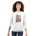 thumbnail image 1 of Olive Oyl Hashtag Woke Up Like This Women Crewneck Sweatshirt Brisco Brands M, 1 of 6