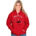 thumbnail image 1 of Olive Oyl Living Carefree Cute Popeye Zip Hoodie Sweatshirt Women Brisco Brands M, 1 of 6