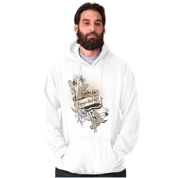 Olive Oyl Popeye Save Me Tattoo Hoodie Sweatshirt Women Men Brisco Brands X