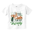 thumbnail image 1 of Olive Oyl St Paddys Day Lucky Cutie Youth T Shirt Tee Girls Infant Toddler Brisco Brands 4T, 1 of 5