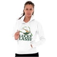 thumbnail image 1 of Olive Oyl St Paddys Lucky Lassy Hoodie Sweatshirt Women Brisco Brands M, 1 of 4