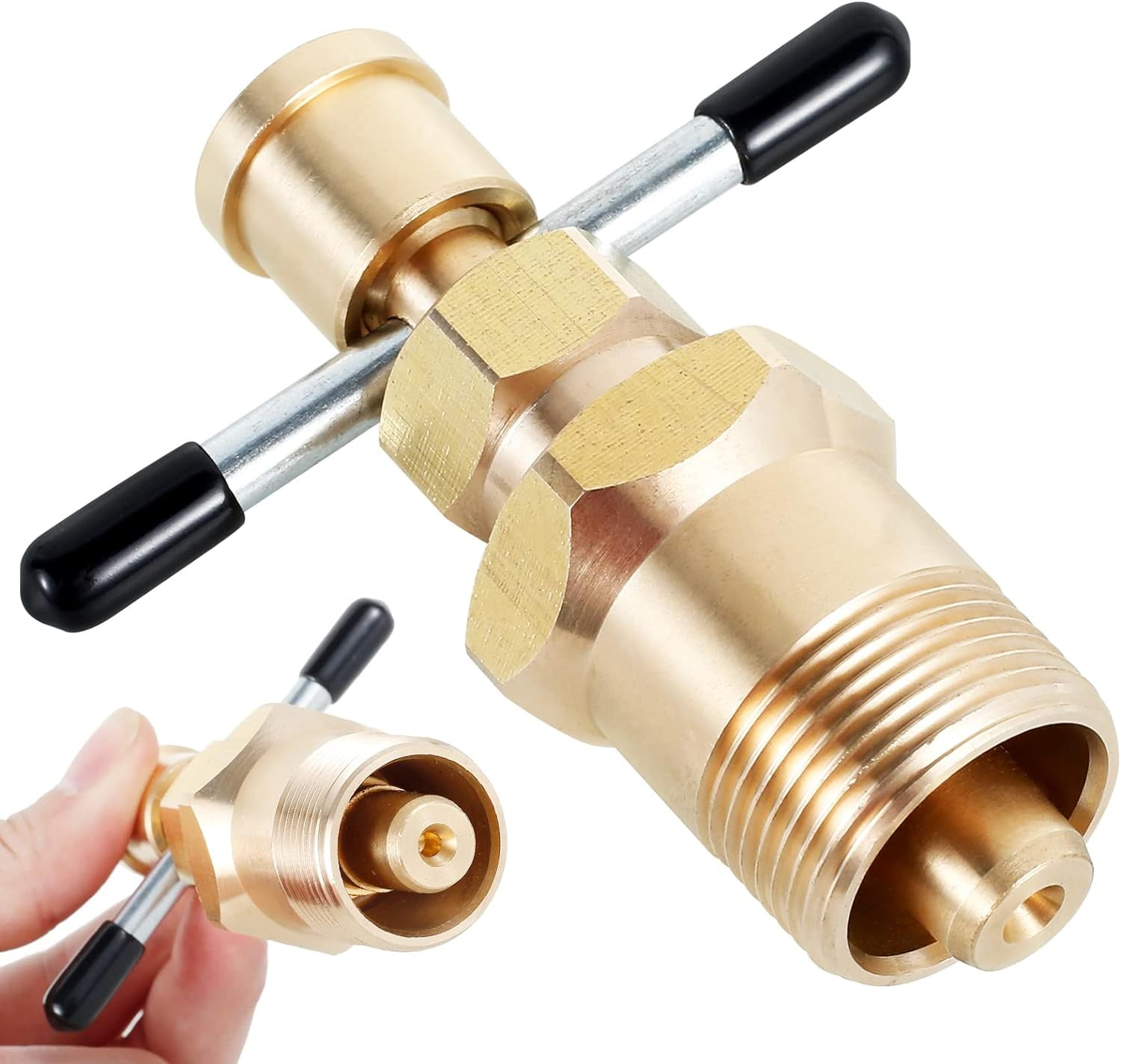 Olive Puller Heavy Duty Metal Olive Removal Tool Ergonomic Labor Saving Compression Sleeve