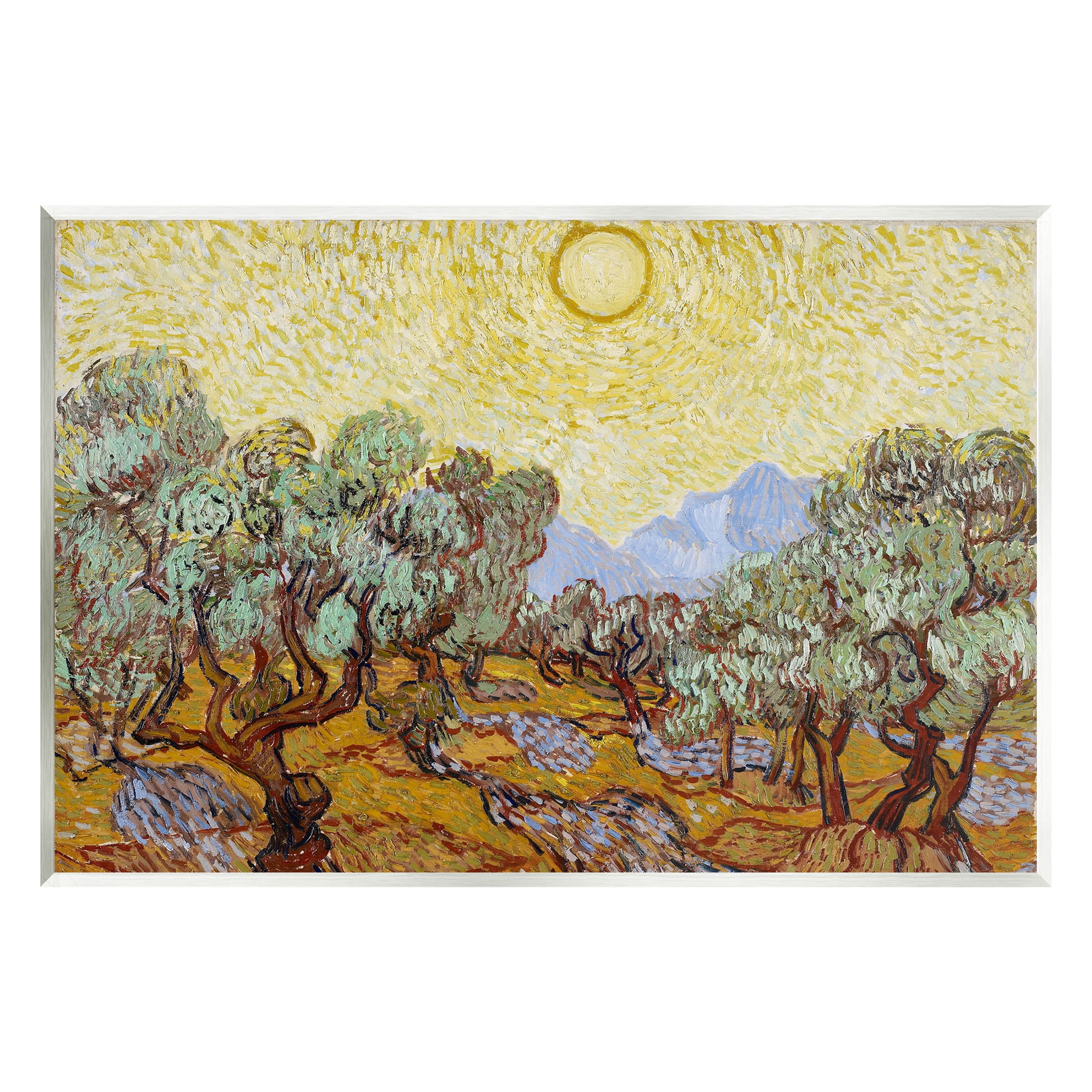 Olive Trees Van Gogh Landscape Wood Wall Art