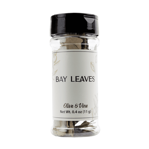 Olive & Vine Whole Bay Leaves, Aromatic Flavor, Seasoning for Soups, Stews, and Curries, with Rich Tradition, Authentic Taste, For Global Recipes 0.4 Ounce