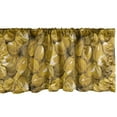 thumbnail image 1 of Olive Window Valance, Close up Painting Image of Healthy Organic Foods, Curtain Valance for Kitchen Bedroom Decor with Rod Pocket, 54" X 18", Dark Yellow Fawn, by Ambesonne, 1 of 2