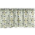 thumbnail image 1 of Olive Window Valance, Organic Foods and Leaves Budding on Branches, Curtain Valance for Kitchen Bedroom Decor with Rod Pocket, 54" X 12", Khaki White, by Ambesonne, 1 of 2