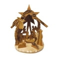 thumbnail image 1 of Olive Wood 3D Nativity Scene Grotto Ornament - Large, 1 of 4