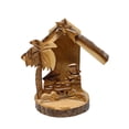 thumbnail image 1 of Olive Wood 3D Nativity Scene Grotto Ornament - Medium, 1 of 1