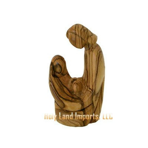 Olive Wood ALL Together Miniature Sculpture.