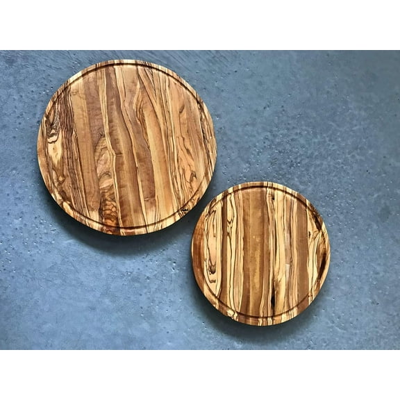 Olive Wood Cutting & Serving Board (11.8")